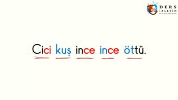 C SESİ OKUMA METNİ