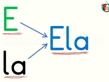 e – l – a SESLERİNİ BİRLEŞTİRELİM