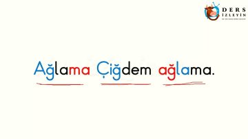 Ğ SESİ OKUMA METNİ