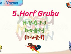 h – v – ğ – f SESLERİNİ BİRLEŞTİRELİM