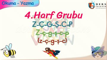 z – ç – g – ş – c SESLERİNİ BİRLEŞTİRELİM